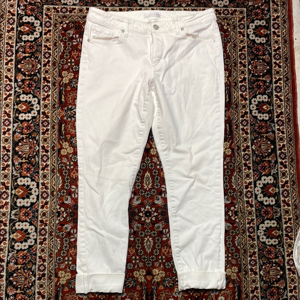 Women's LOFT White Jeans